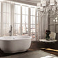 65 in. Brescia Freestanding Bathtub in Glossy White