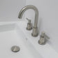 Enza Double Handle Widespread Bathroom Faucet with Drain Assembly