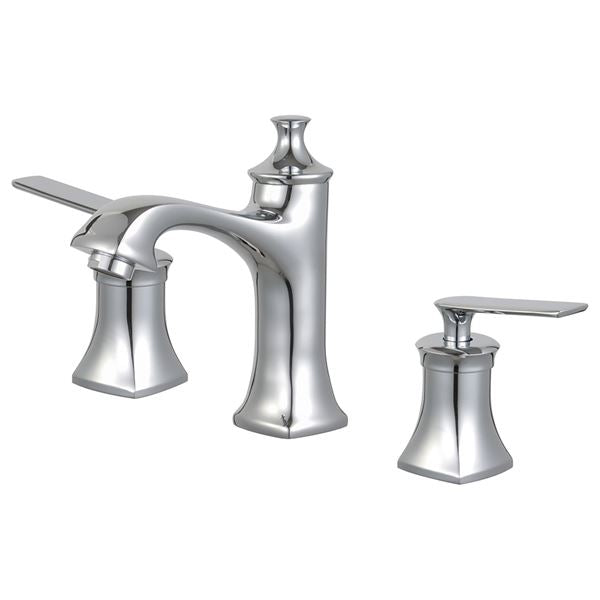 Vera Double Handle Widespread Bathroom Faucet with Drain Assembly