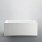 67 in. Catania  Freestanding Bathtub in Glossy White