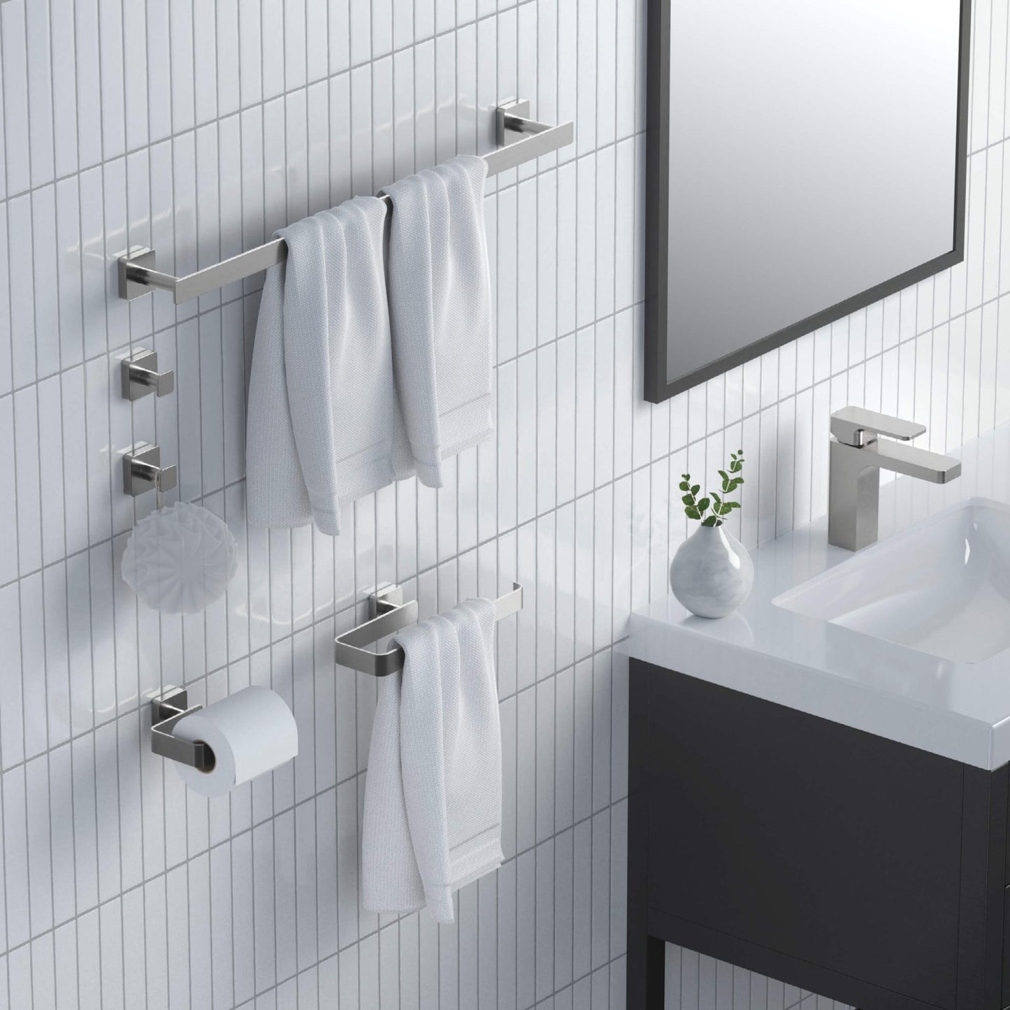 Blaze 5 Piece Bathroom Hardware Set