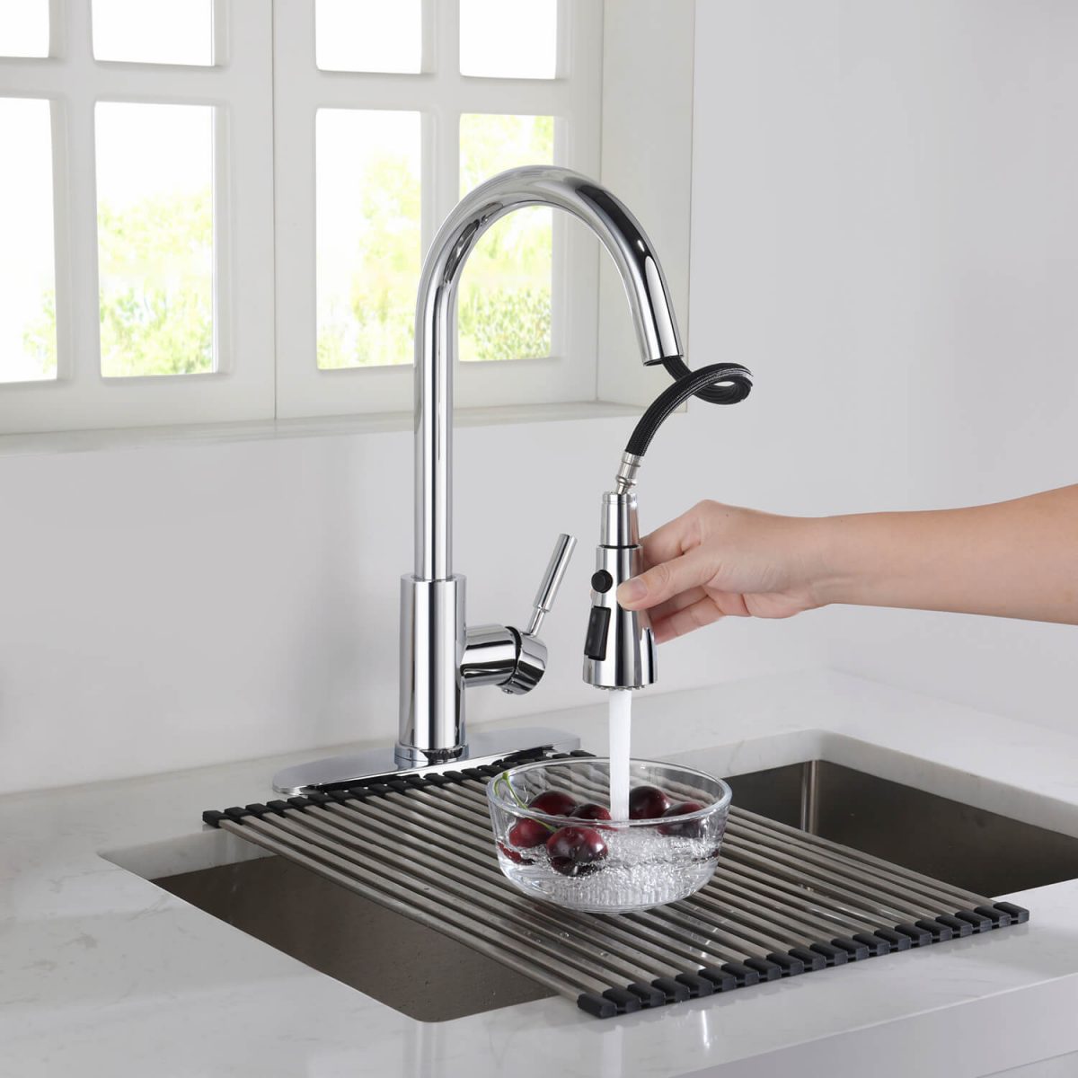 Value Single Handle Pull Down Kitchen Faucet