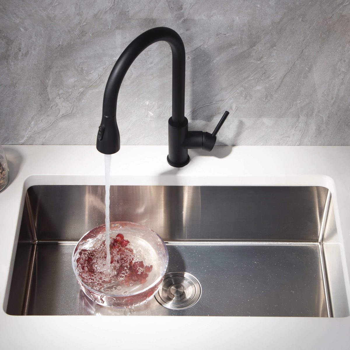 Value Single Handle Pull Down Kitchen Faucet