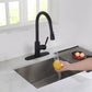 Single Handle Pull Down Kitchen Faucet With Touch Sensor