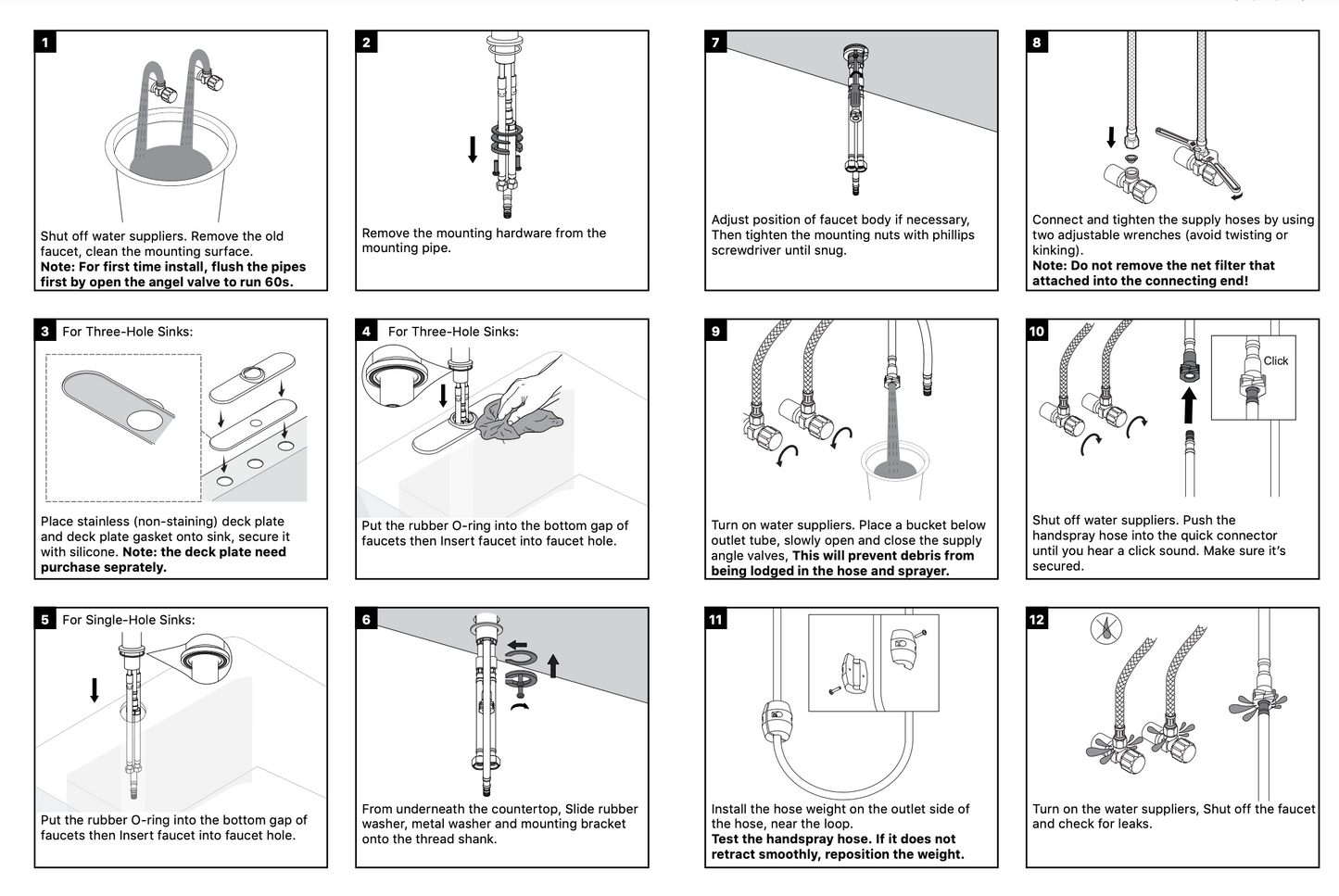 Aurora Single Handle High Arc Pull Down Kitchen Faucet