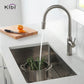 UrbanEdge 33" Undermount Single Bowl Deep Bowl Kitchen Sink