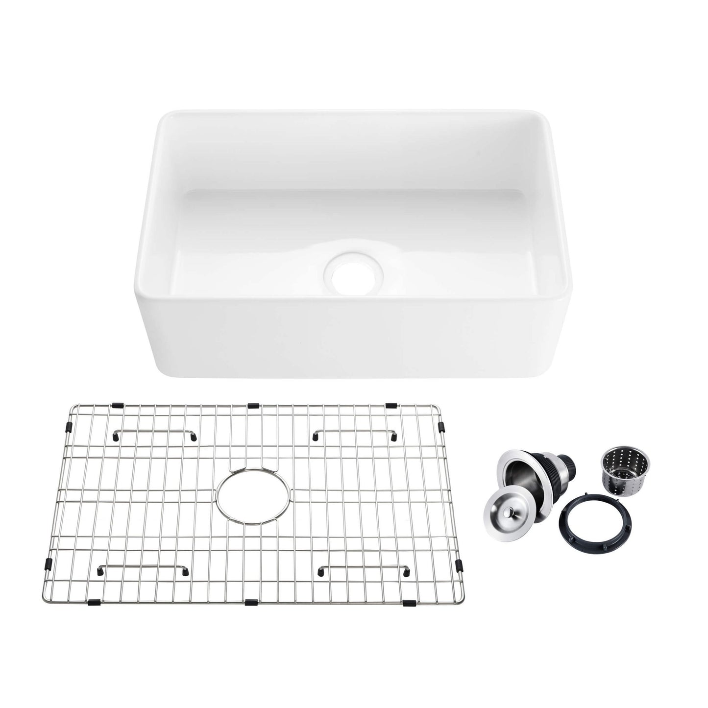 Fireclay Farmhouse Kitchen Sink Pure Series 30″