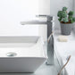 Cubic Brass Single Handle Bathroom Vessel Sink Faucet