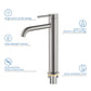 Circular Brass Single Handle Bathroom Vessel Sink Faucet