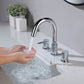 Circular 8″ Widespread Bathroom Sink Faucet