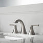 New Pyramid 8″ Wide Spread Lavatory Faucet With Drain Assembly