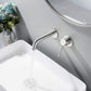 Circular Single Handle Wall Mounted Bathroom Sink Faucet