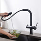 Circular 2-in-1 Water Filter Kitchen Pull Out Faucet