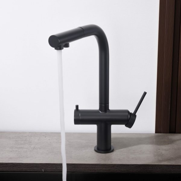 Circular 2-in-1 Water Filter Kitchen Pull Out Faucet