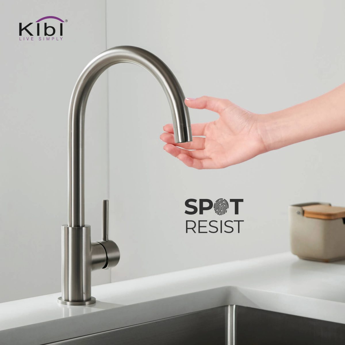 Lowa Single Handle High Arc Kitchen Bar Sink Faucet