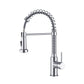 Aurora Single Handle High Arc Pull Down Kitchen Faucet