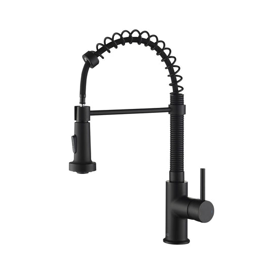 Aurora Single Handle High Arc Pull Down Kitchen Faucet