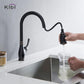 Summit Single Handle High Arc Pull Down Kitchen Faucet