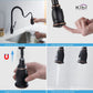 Summit Single Handle High Arc Pull Down Kitchen Faucet