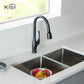 Cedar Single Handle High Arc Pull Down Kitchen Faucet