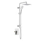 Cube Pressure Balanced 2-Function Shower Column with Rough In Valve