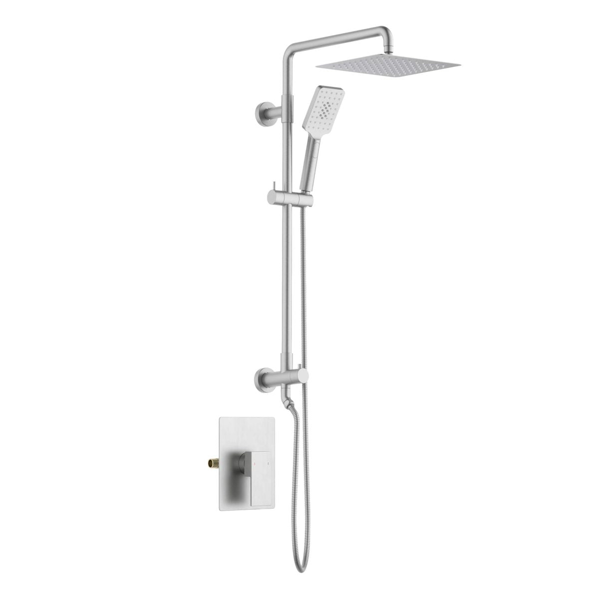 Cube Pressure Balanced 2-Function Shower Column with Rough In Valve