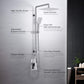 Cube Pressure Balanced 2-Function Shower Column with Rough In Valve