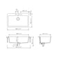P100 Crystallite Granite Sink