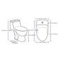 X Vortex Dual Flush Toilet