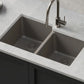 PLC-175 Granite Composite Double Bowl Sink