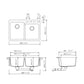PLC-175 Granite Composite Double Bowl Sink