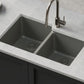 PLC-175 Granite Composite Double Bowl Sink