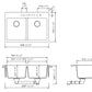 PLC-200 Granite Composite Double Bowl Sink