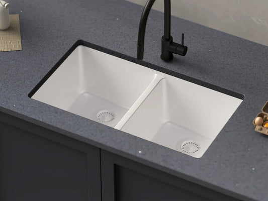 PLC-200 Granite Composite Double Bowl Sink