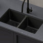PLC-200 Granite Composite Double Bowl Sink