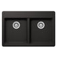 PLC-200 Granite Composite Double Bowl Sink