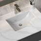 18" x 13" Pearl Stone Porcelain Undermount Sink