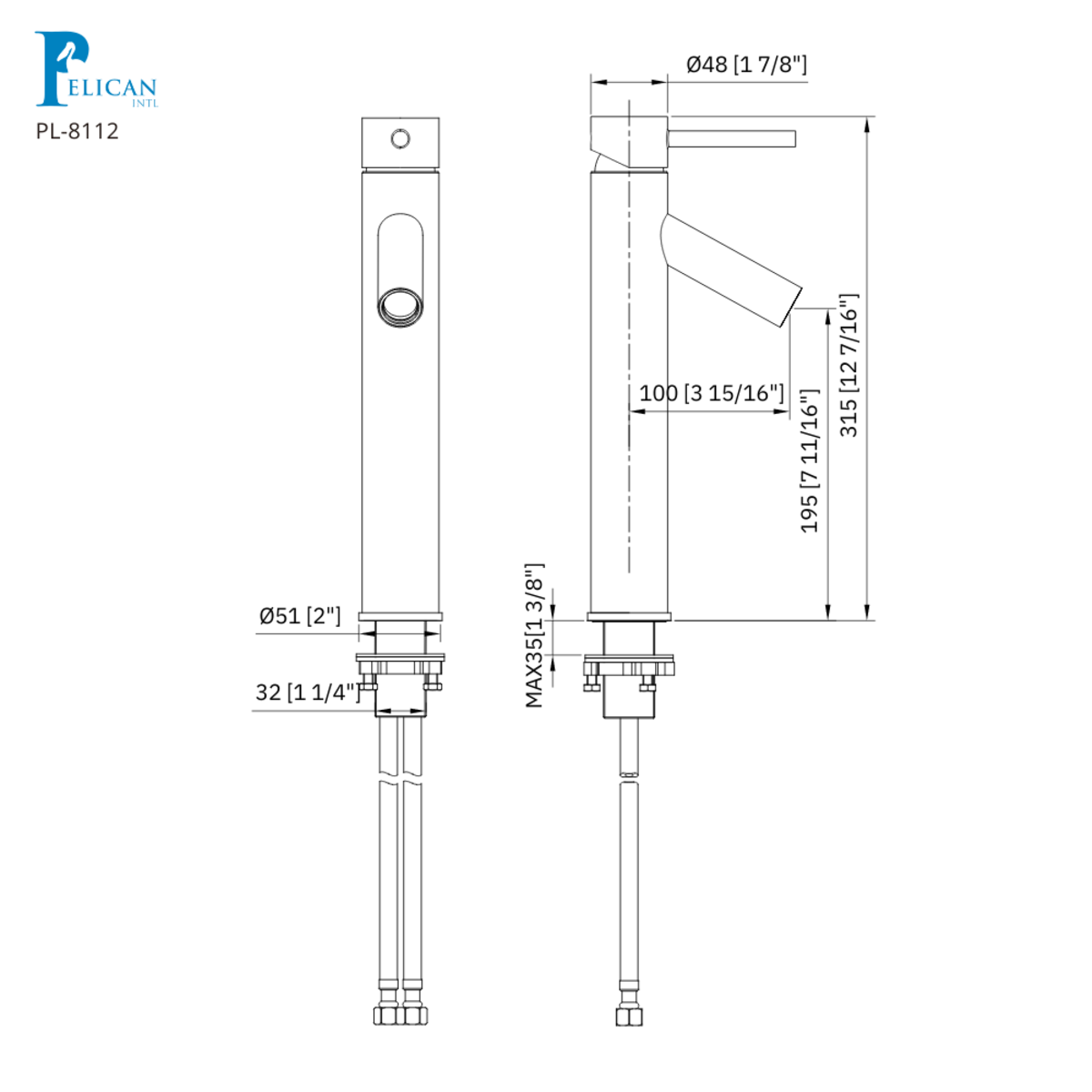 Cascade Series Bathroom Faucet