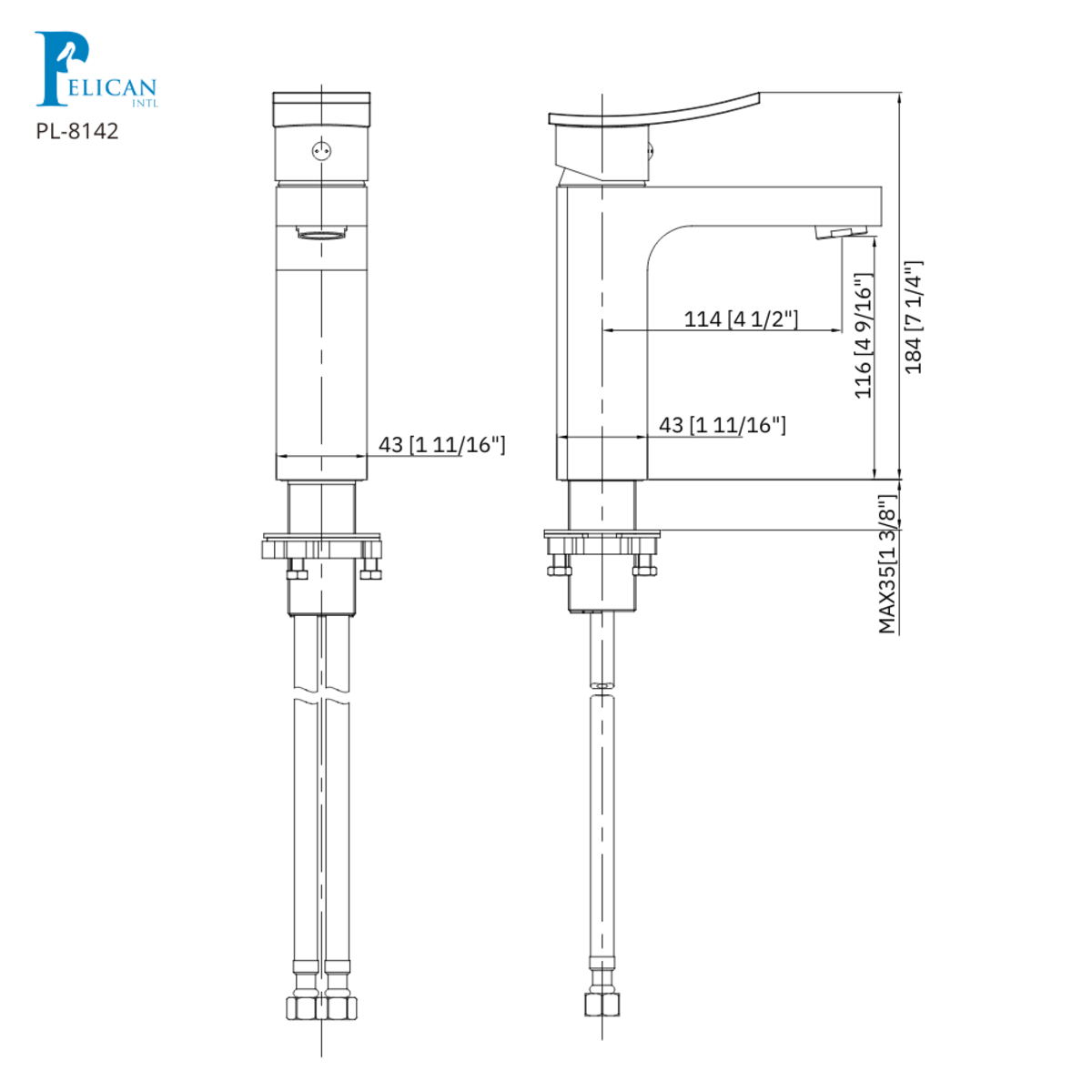 Cascade Series Bathroom Faucet