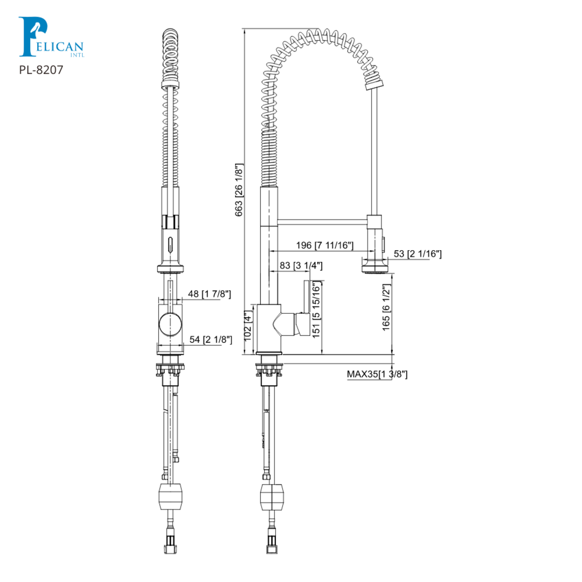 Fountain Series Kitchen Faucet