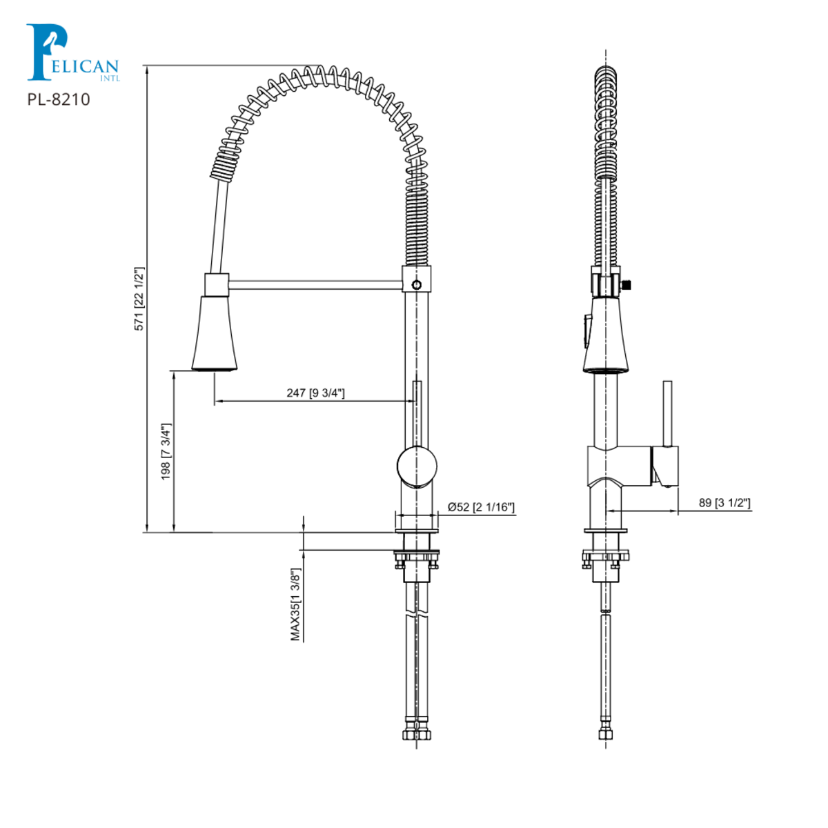 Fountain Series Kitchen Faucet