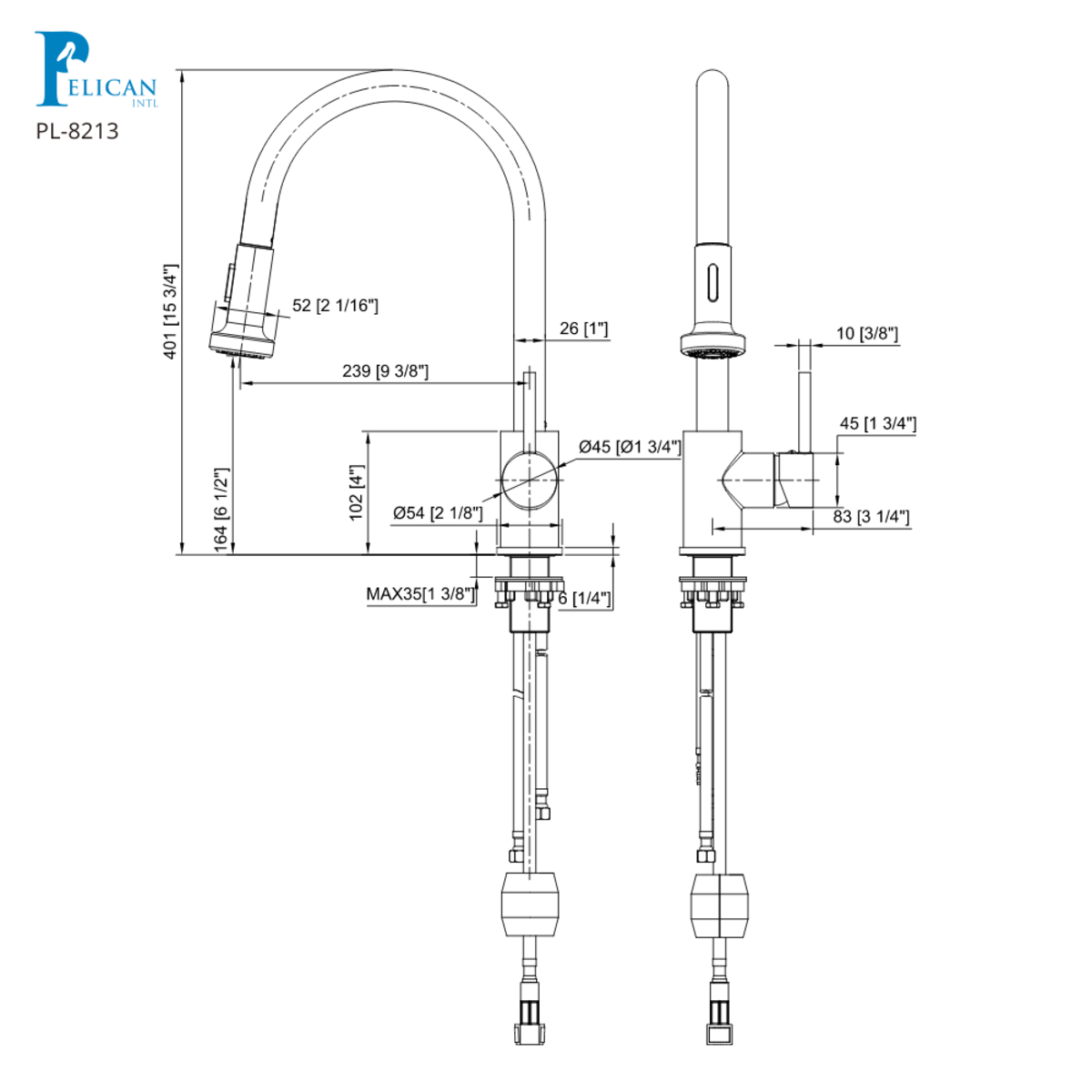 Fountain Series Kitchen Faucet