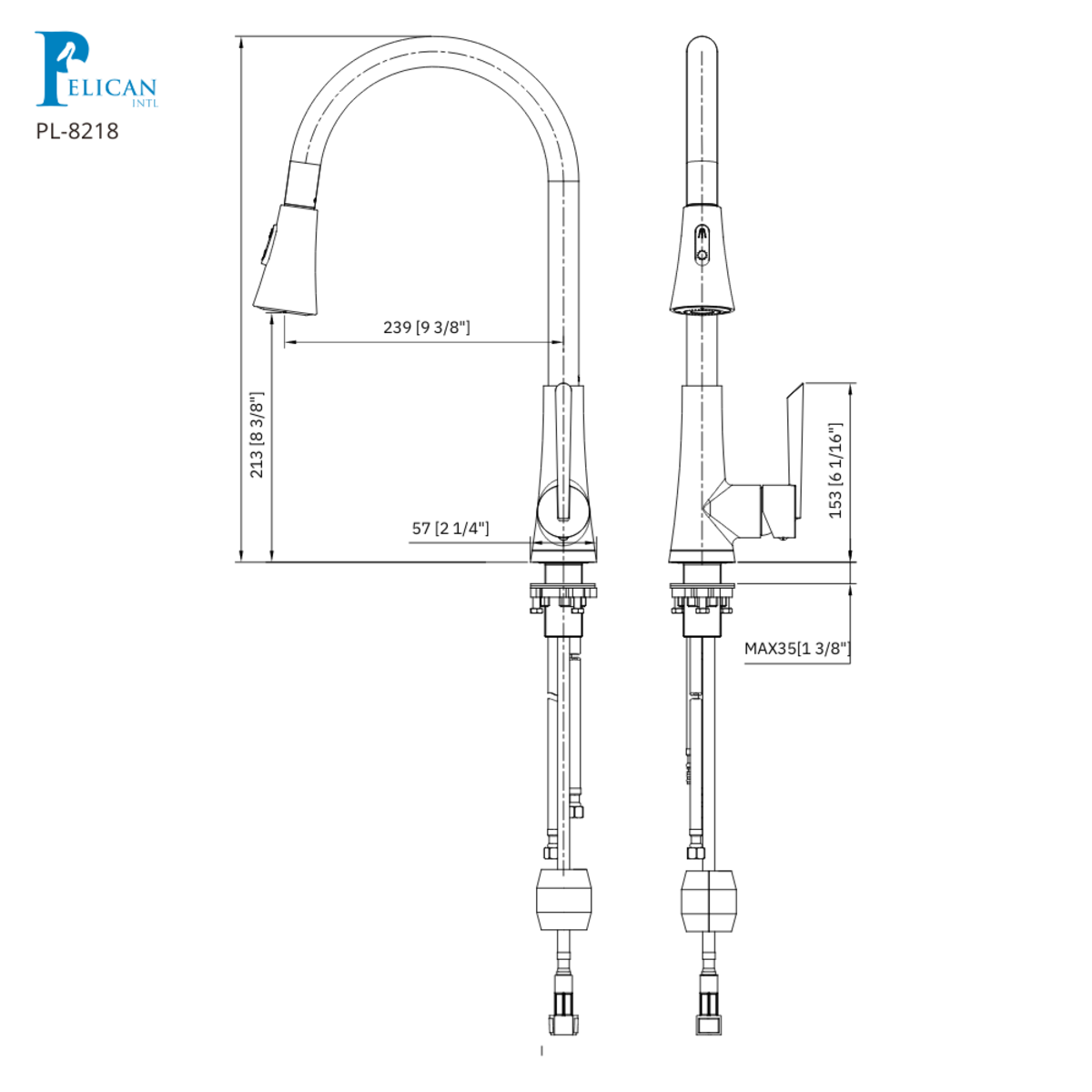 Fountain Series Kitchen Faucet