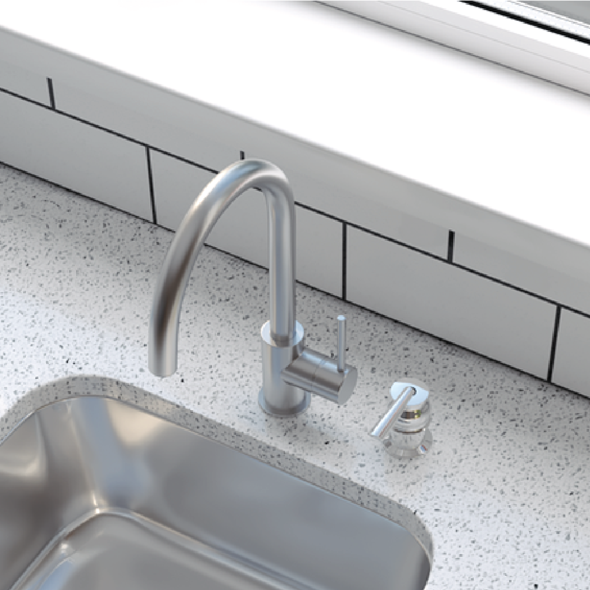 Fountain Series Kitchen Faucet