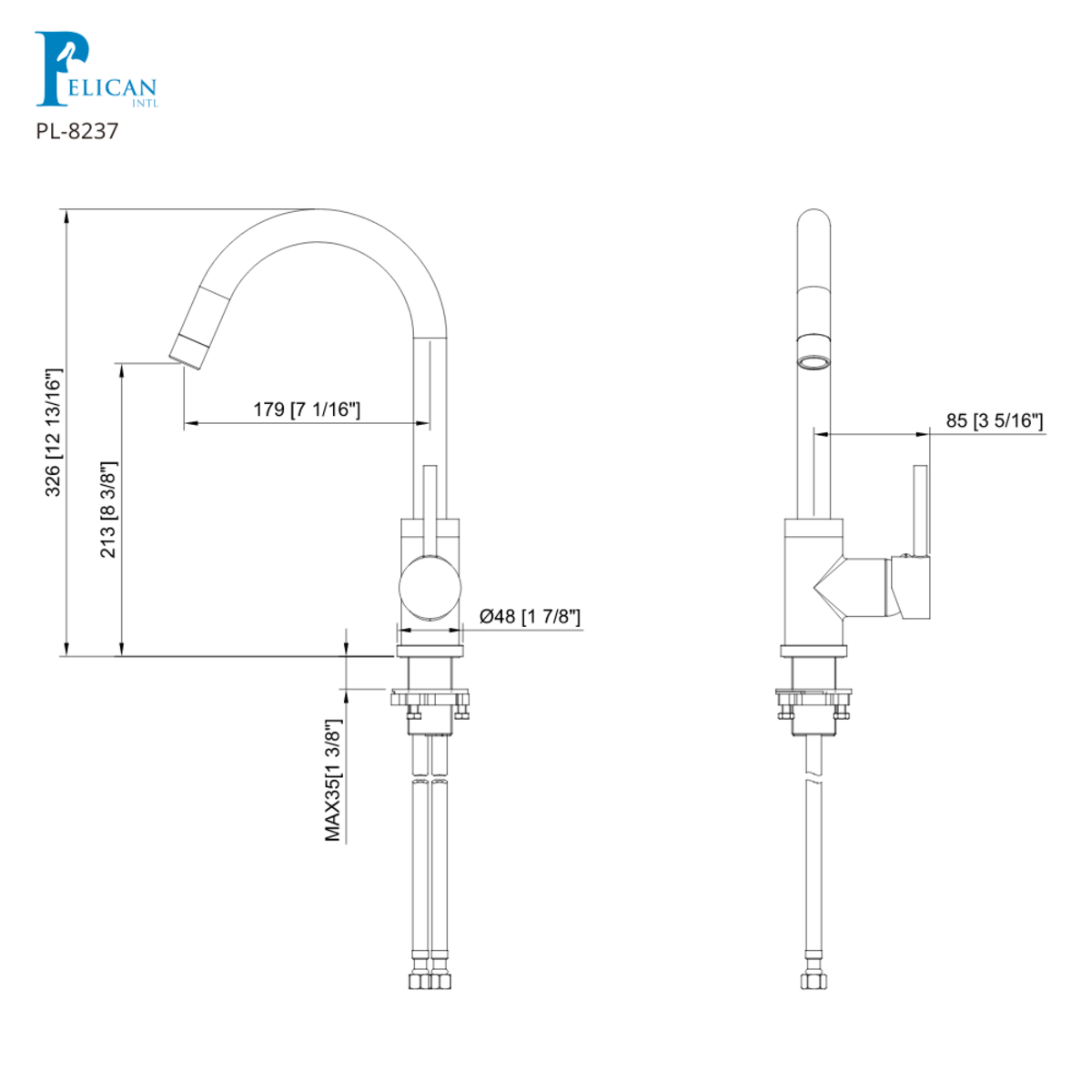 Fountain Series Kitchen Faucet