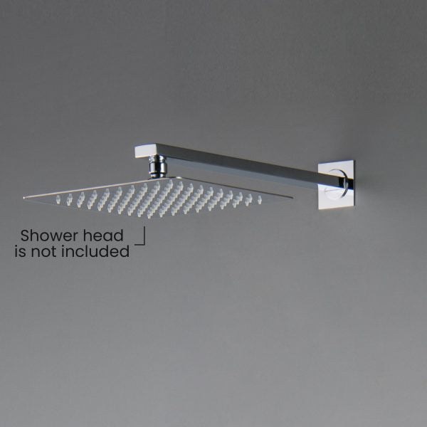 Cube 16″ Wall Mounted Shower Arm