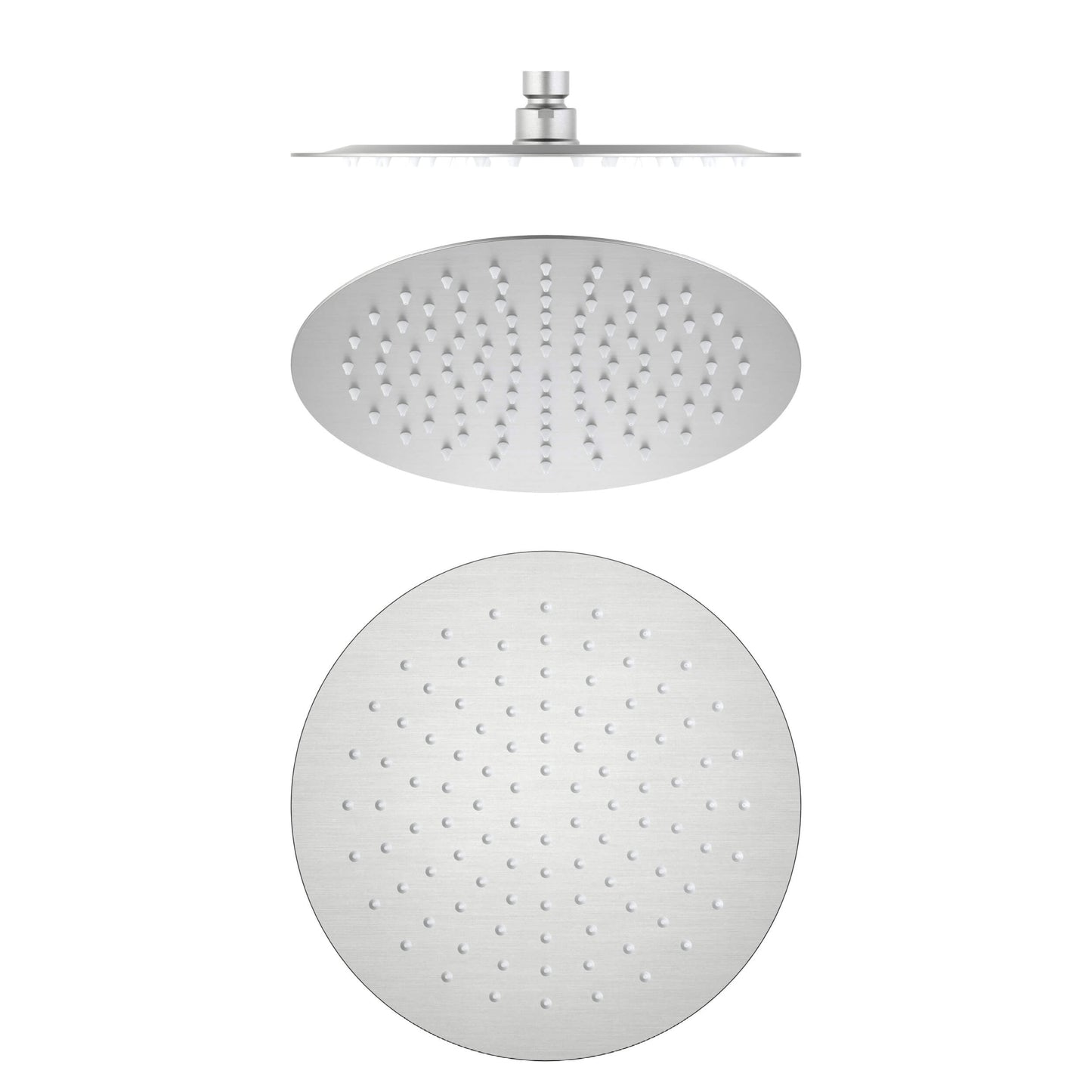 Circular 10″ Metal Ultra Thin Profile Rain Shower Head 1.75 GPM