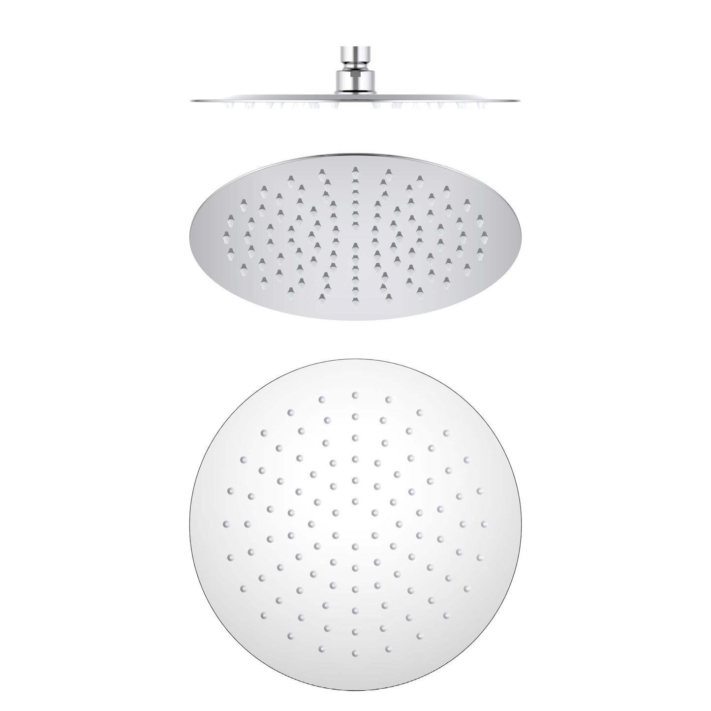 Circular 10″ Metal Ultra Thin Profile Rain Shower Head 1.75 GPM