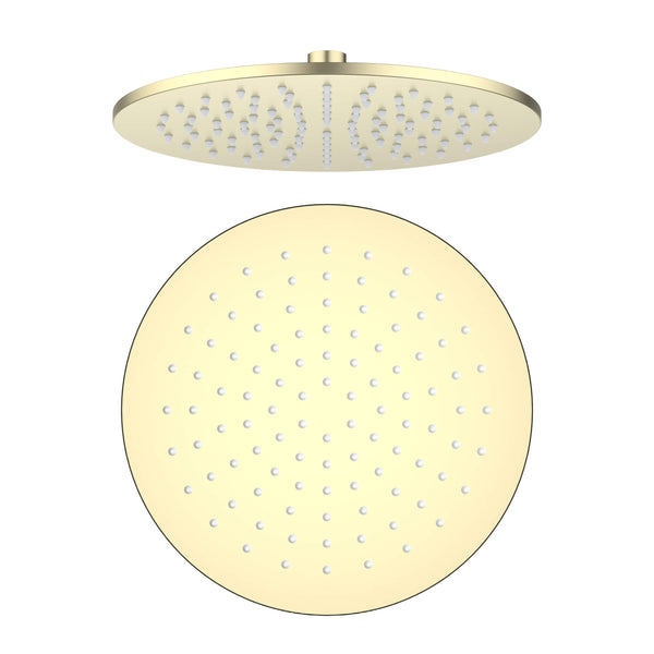 Circular 10″ Metal Thin Profile Rain Shower Head 1.75 GPM