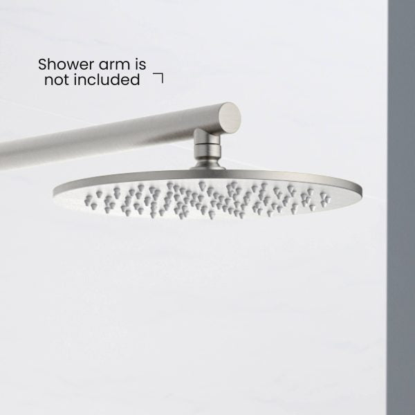 Circular 10″ Metal Thin Profile Rain Shower Head 1.75 GPM